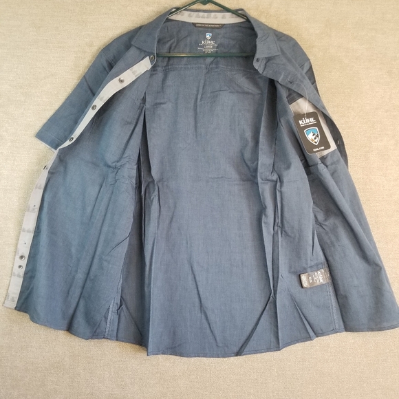 Kuhl Mens Large Shirt Thrive Short Sleeve Button Up WITH TAGS - Picture 11 of 16